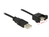 Kabel USB 2.0 Typ-A Stecker an USB 2.0 Typ-A Buchse zum Einbau 1m, Delock® [85106]
