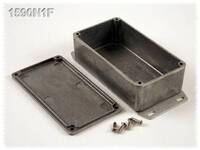 Hammond Electronics alumínium öntvény dobozok peremmel, 1590N1FBK 121.1 x 66 x 39.3 mm, fekete