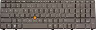 Keyboard (EURO) windows 8 701977-B31, Keyboard, HP, EliteBook 8770w Toetsenborden (geïntegreerd)