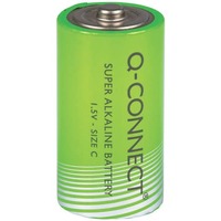 Super Alkaline Batterie Baby/LR14/C, 1,5V, 2 Stück Q-CONNECT KF00490