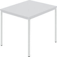 Rechthoekige tafel, ronde buis met coating