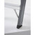 Escalera de tijera de peldaños planos de aluminio, ascenso por ambos lados, 2 x 4 peldaños, altura de trabajo 2950 mm.