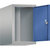 Altillo CLASSIC, 1 compartimento, anchura de compartimento 300 mm, aluminio blanco / azul genciana.
