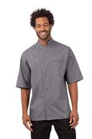 Chef Works Valais Signature Series Unisex Chefs Jacket in Grey - S