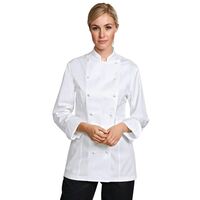 Bragard Lady Grand Chef Jacket - Double Breasted & Shrink Resistant in White - L