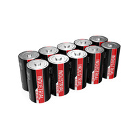 10x ANSMANN Industrial Batterie Mono D 1,5V - LR20 Alkaline (10 Stück)
