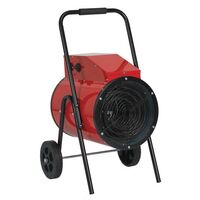 Portable industrial fan heaters