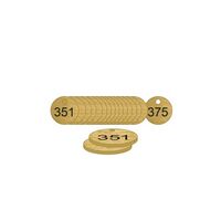 38mm Traffolyte valve marking tags - Bronze Effect (351 to 375)