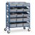 Fetra euro container adjustable shelf trolleys