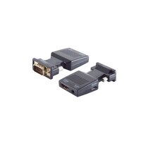 shiverpeaks-BASIC-S--Adapter, VGA Stecker auf HDMI-A Buchse + 3,5mm Klinken Buchse, 1080p