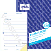 Regiebericht, 148 x 210 mm, A5, 2 x 50 Blatt/Buch