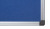 Bi-Office Maya Blaue Filznotiztafel mit Aluminiumrahmen 200x120cm Detailansicht