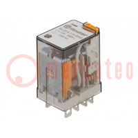 Relay: electromagnetic; DPDT; Ucoil: 110VAC; Icontacts max: 20A