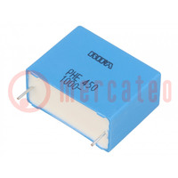 Capacitor: polypropylene; 470nF; 31.5x14.5x24.5mm; THT; ±5%; 1kVDC