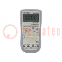 Multimètre numérique; RS232; LCD; (5999); Bargraphe: 61segm.