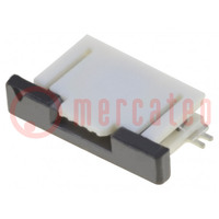 Connector: FFC/FPC; horizontal; PIN: 4; top contacts,ZIF; SMT; 50V