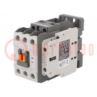 Contactor: 3-pole; NO x3; Auxiliary contacts: NO + NC; 24VDC; 32A