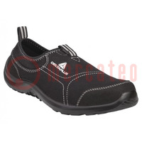 Shoes; Size: 46; black; cotton,polyester; with metal toecap