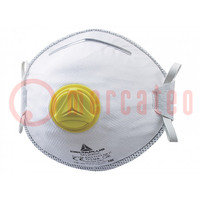 Halfmasker (filter); voor eenmalig gebruik,met ventiel; 10st.