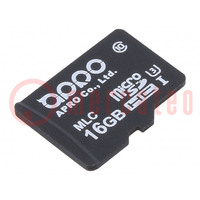 Memory card; industrial; microSDHC,MLC; 16GB; -40÷85°C; PHANES-F