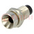 LED holder; 3mm; nickel; concave; with plastic plug