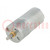 Motor: DC; with gearbox; LP; 6VDC; 2.4A; Shaft: D spring; 120rpm