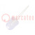 LED; 10mm; blanc ambiant; 1560÷2180mcd; 30°; Front: convexe