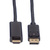 ROLINE DisplayPort Kabel DP - UHDTV, ST/ST, schwarz, 5 m