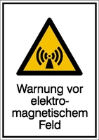Modellbeispiel: Kombischild Warnung vor elektromagnetischem Feld (Art. 11.0248)