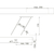 Skizze zu Mensola bar Jumbo,inclinata, alt. 170 mm, alluminio nero