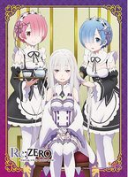 RE ZERO WALL SCROLL, PÓSTER, TALLA ÚNICA, MULTICOLOR