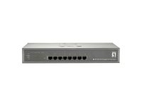 LevelOne GEP-0822 switch di rete Gigabit Ethernet (10/100/1000) Supporto Power over Ethernet (PoE) Grigio