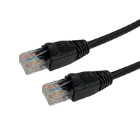 Videk 2961-3BK cable de red Negro 3 m Cat5e U/UTP (UTP)
