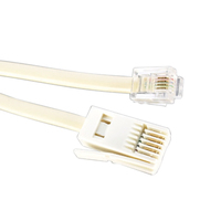 Videk RJ11 6P/4C M to UK Style M Modem Cable 2 Core 2Mtr