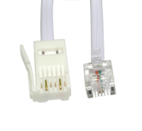 Cables Direct BT-203W telephone cable 2 m White