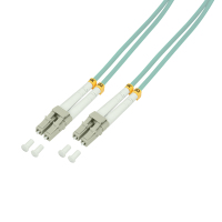 LogiLink 0.5m, LC - LC kabel optyczny 0,5 m OM3 Niebieski