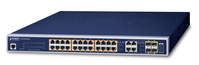 PLANET GS-4210-24PL4C Netzwerk-Switch Managed L2/L4 Gigabit Ethernet (10/100/1000) Power over Ethernet (PoE) 1U Blau
