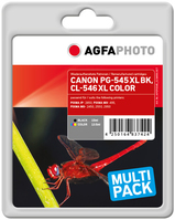 AgfaPhoto APCPG545_CL546XLSET Druckerpatrone Kompatibel Hohe (XL-) Ausbeute Schwarz, Cyan, Magenta, Gelb