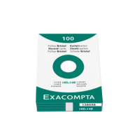 Exacompta 13809B indexkaart Wit