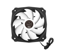 NOX H-112 Procesador Ventilador 12 cm Aluminio, Negro, Blanco