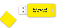 Integral NEON 3.0 USB flash drive 128 GB USB Type-A 3.2 Gen 1 (3.1 Gen 1) Yellow