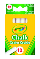Crayola 12 white Chalks Weiß