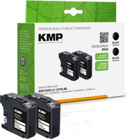 KMP B56D inktcartridge 2 stuk(s) Compatibel Hoog (XL) rendement Zwart