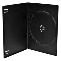 MediaRange BOX13-M étui disque optique Boîtier DVD 1 disques Noir
