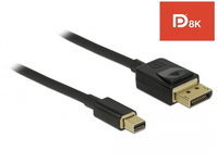 DeLOCK 84927 DisplayPort cable 1 m Mini DisplayPort Black
