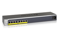 NETGEAR GS408EPP Managed L2 Gigabit Ethernet (10/100/1000) Power over Ethernet (PoE) Schwarz, Grau