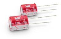 Würth Elektronik 870135375007 différente capacité Gris, Rouge Condensateur fixe Cylindrique CC 1 pièce(s)