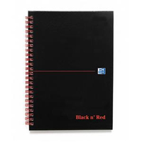 Hamelin 100080113 writing notebook A5 140 sheets Black, Red