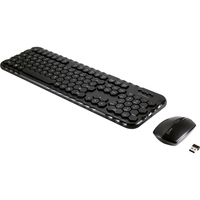 Renkforce RF-4326424 Tastatur Maus enthalten RF Wireless QWERTZ Deutsch Schwarz