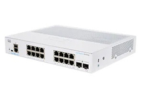 Cisco CBS250-16T-2G-EU hálózati kapcsoló Vezérelt L2/L3 Gigabit Ethernet (10/100/1000) Ezüst